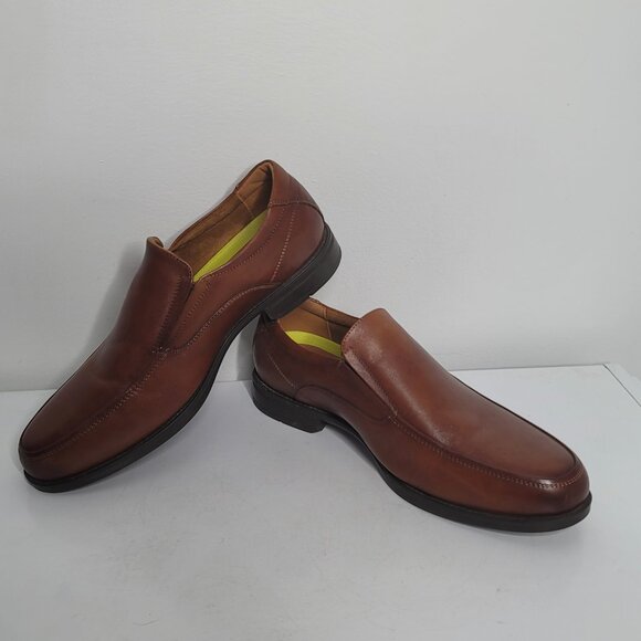 Florsheim Brown Leather Loafers - Picture 6 of 8